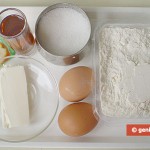Ingredients for Italian Carnival Cookies