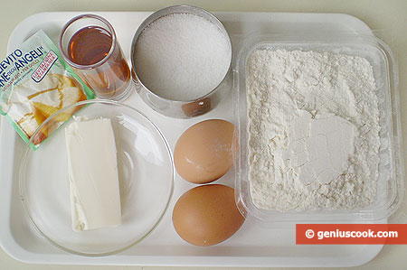 Ingredients for Italian Carnival Cookies