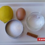 Ingredients for Pisco Sour Cocktail