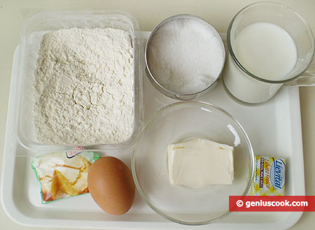 Ingredients for Challah