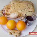 Recipe for Baked Duck with Blueberry and Orange Sauce