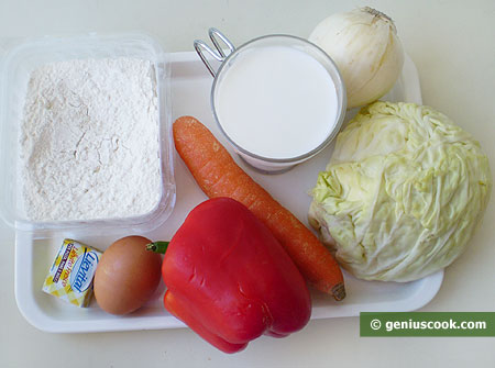 Ingredients for Cabbage Pie