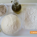 Ingredients for Bread with Sesame