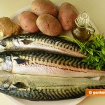 Ingredients for Baked Mackerel with Potatoes