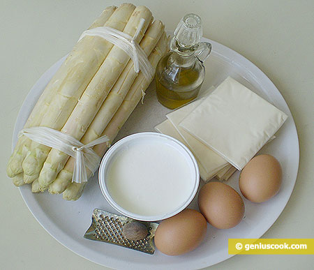 Ingredients for White Asparagus with Egg