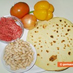 Ingredients for Beef Burritos