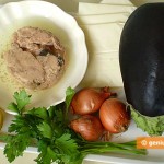 Ingredients for Eggplants with Cod Liver