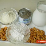 Ingredients for Almond Milk Ice Cream