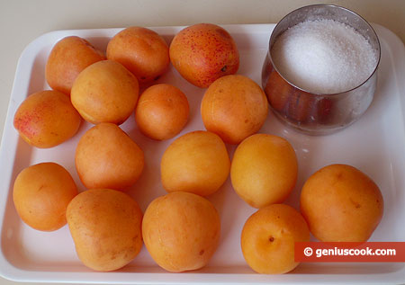 Ingredients for Apricot Sorbet