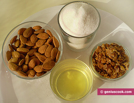 Ingredients for Amaretti Cookies