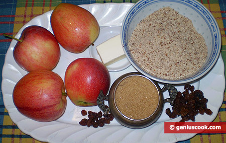Ingredients for Apple Crumble