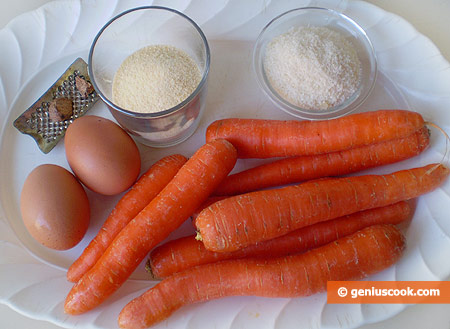 Ingredients for Carrot Patties