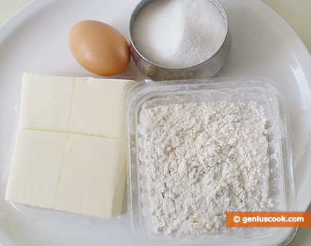 Ingredients for Ear-Shaped Cookies