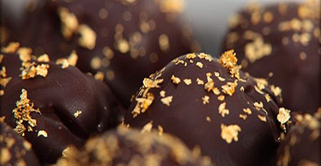 Gold-Containing Chocolate Truffles | Culinary News# | Genius cook ...