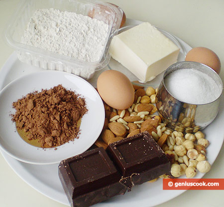 Ingredients for Chocolate Brownies