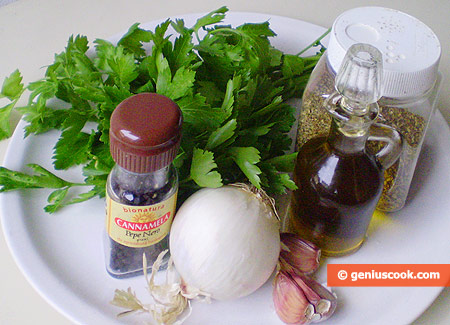 Ingredients for Chimichurri Sauce