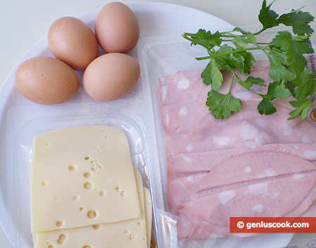 Ingredients for Omelet Roll
