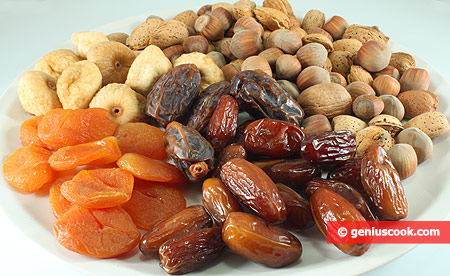 Ingredients for Dry Fruits with Nuts