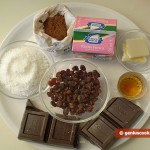 Ingredients for Chocolate Truffles with Raisin