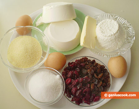 Ingredients for Baked Cheesecake