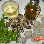 Ingredients for Sea Snails in White Wine