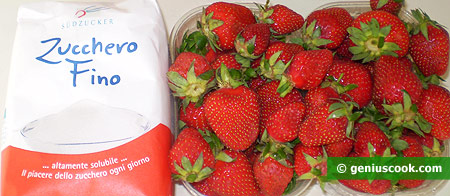 Ingredients for Strawberry Jam