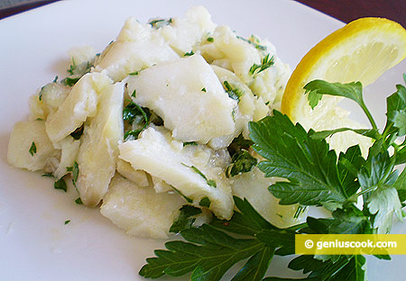 Cod Salad with Lemon and Parsley