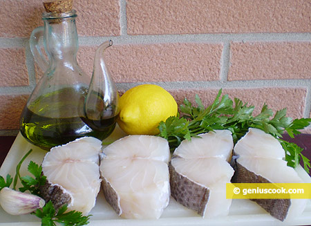 Ingredients for Cod Salad