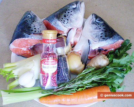 Ingredients for Fish Broth