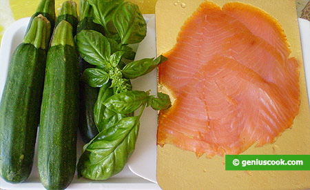 Ingredients for Salad with Smoked Salmon