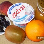 Ingredients for Yoghurt with Fruits