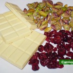 Ingredients for Chocolate with Cranberries and Pistachios