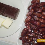 Ingredients for Dates in Chocolate