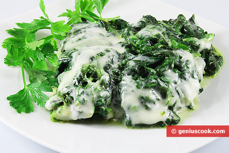  Spinach with Cheese