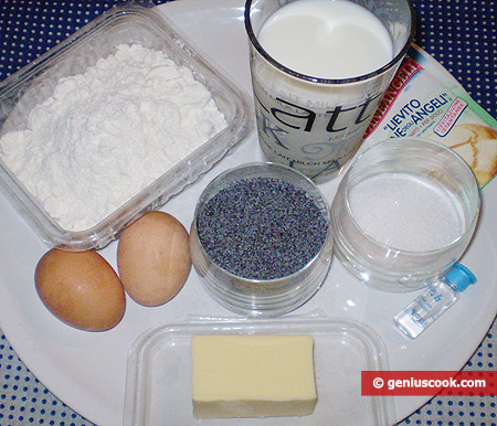 Ingredients for Poppy Waffles