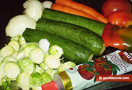 Ingredients for Vegetable Ragout