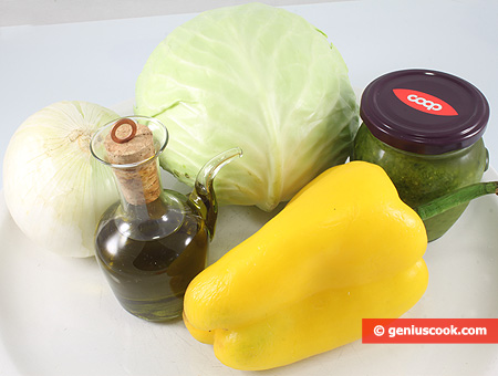 Ingredients for Stewed Cabbage