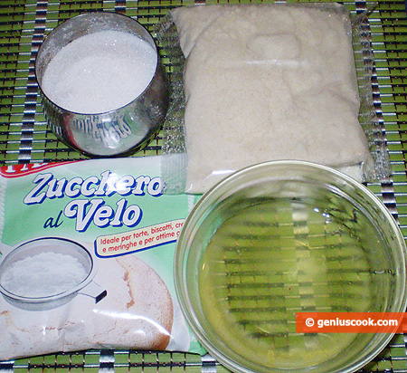 Ingredients for Almond Cookies