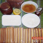 Ingredients for Tiramisu with Dulce de Leche