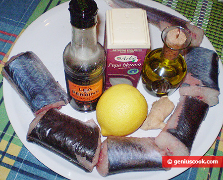 Ingredients for Marinated Fried Eel