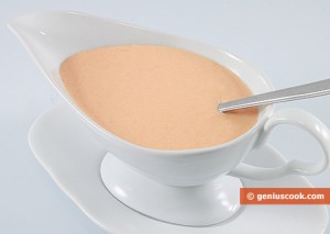 Pink Sauce with Mustard and Cognac