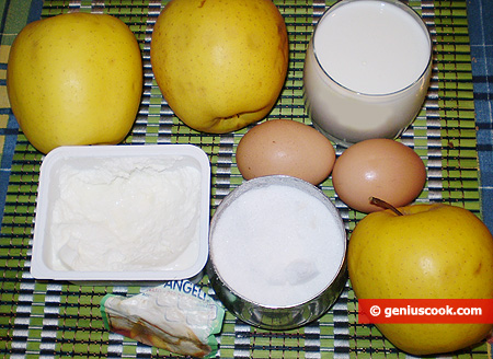 Ingredients for Apple Donuts