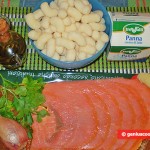Ingredients for Gnocchi with Salmon