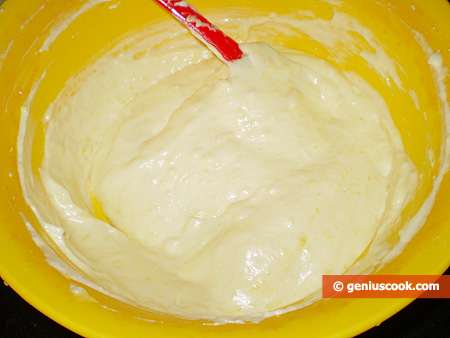 Mix in whipped whites
