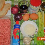 Ingredients for Spaghetti with Meatballs