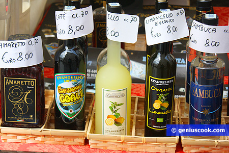 The local liquor made ​​from natural products