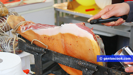 Prosciutto - Uncooked jerked pork ham