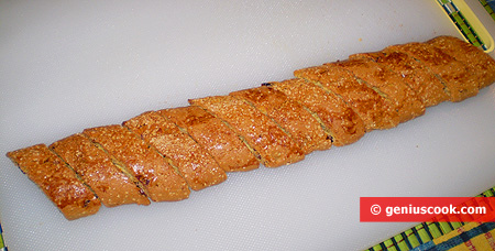 baguettes cut into pieces