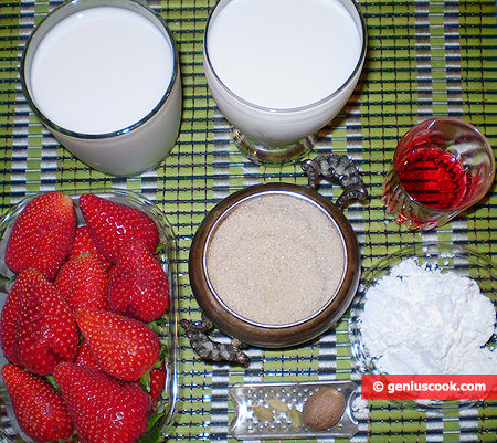 Ingredients for Malabi Cream Mousse