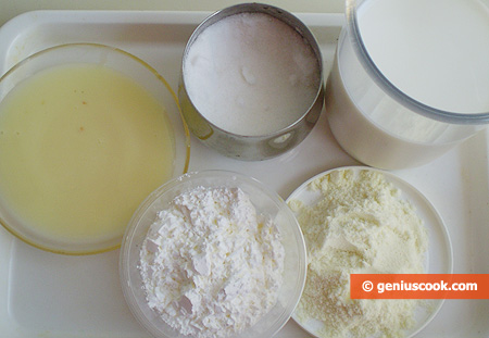 Ingredients for Milk Choc Ice